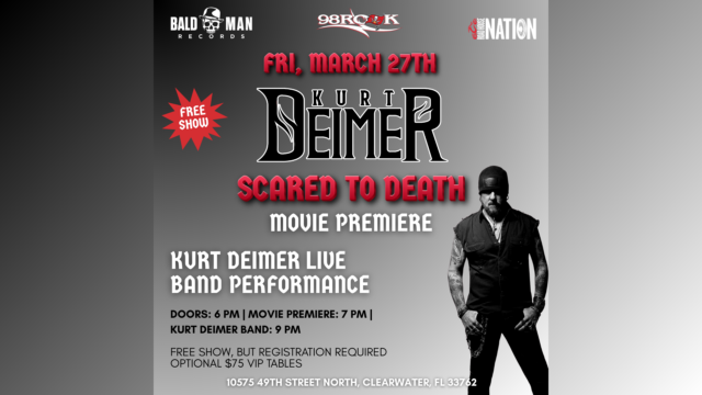 Promotional poster for Kurt Deimer's 